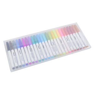 Factory Custom Stationery Set TWOHANDS 18 Colors Pastel <strong>Highlighter</strong> Marker Pen For DIY Drawing - Product Image 5