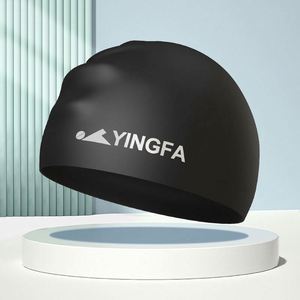 Gorro de Natación de Silicona Estampado Usa Mairun823 con Protección para Oídos y Cabello Largo, Elástico, Talla Grande, Impermeable para Hombre - Product Image 6