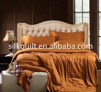 Ensemble de housse de couette en soie pure de haute qualité 100% - Quatre pièces - Personnalisable - Respectueux de l'environnement - Certifié OEKO-Tex - Literie de mariage - Toutes saisons
