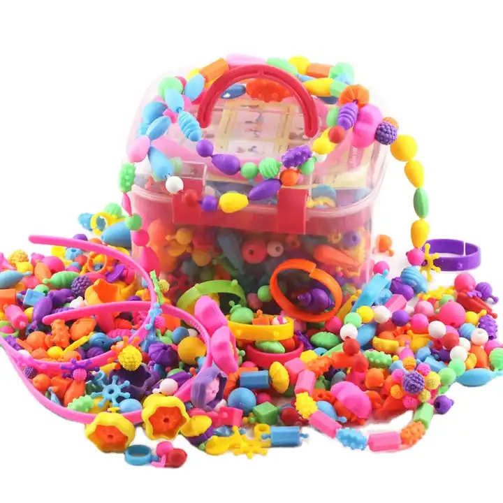 Snap Pop Beads for Girls Toys - Kids Jewelry Making Kit Pop-Bead