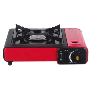 Red electric gas cooker portable gas stove table top gas cooker