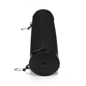 <span class=keywords><strong>Jaula</strong></span> Cilíndrica de Malla Cuadrada de HDPE para Cultivo de Ostras con Clips Anti-Tiburón, Resistente a los Rayos UV, Malla Negra de 3MM/8MM, 28*85CM - Product Image 1