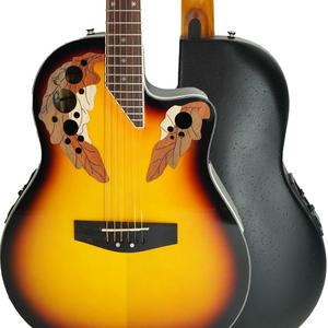 <span class=keywords><strong>Guitarra</strong></span> acústica Hot Ovation SB con cuerpo de palisandro Cuello de abeto sólido Pastilla incorporada-Hecho en China - Product Image 5