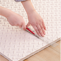 Tapis de yoga en mousse EVA de qualité garantie, dalles de mousse vibrantes à emboîtement, créatives pour les sous-sols, le rez-de-chaussée, la salle de sport