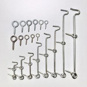 Crochets de fixation pour fenêtres et portes en fer galvanisé, crochets de support pour portes et fenêtres, zingués 22050627598 - Product Image 1