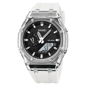 Vente en gros de montres de sport numériques pour hommes avec logo personnalisé de bonne qualité à prix réduit montre analogique numérique étanche pour femme