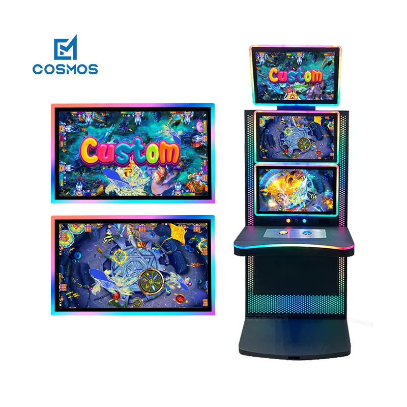 Tela de tela de toque com LED capacitivo para máquina de jogos de habilidades, monitor vertical com tela curvada, quiosque de 21 32 43 55 polegadas