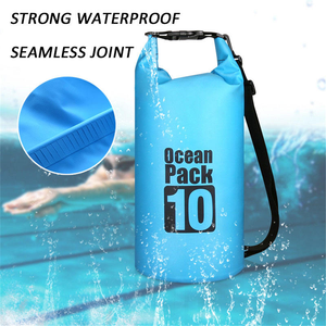 Ready to Ship 2L 5L 10L 15L 20L 30L Waterproof Floating <b>Roll</b> Top Dry <b>Backpack</b> Outdoor Water Sport Waterproof Dry Bag - Product Image 2