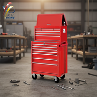 Chariot à outils robuste de haute qualité avec 11 tiroirs, revêtement thermolaqué, pour usage en garage, OEM