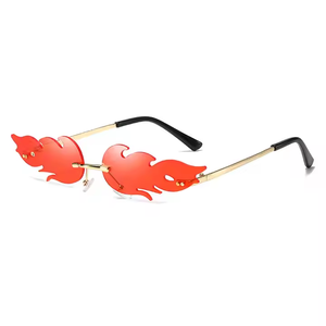 แว่นกันแดดทรงเรโทรสุดเท่ ทนรังสียูวี ดีไซน์ไร้กรอบทันสมัย สำหรับผู้ชายและผู้หญิง - Product Image 6