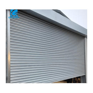 Puerta enrollable automática resistente al viento listón de una sola capa de acero galvanizado pesado - Product Image 2