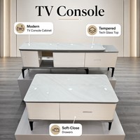 Meuble TV moderne en chêne naturel nordique, placage MDF mélaminé, écologique, vente en gros, pour hôtel, appartement, salon