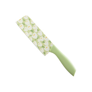 HeDou Tulip Print Kitchen Knife Set 3 Piece Coated Blade Straight Edge For Fruit Vegetable Slicing - Product Image 5