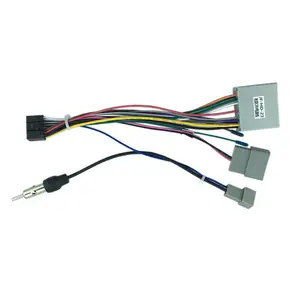 Car Radio Cable Adapter for HONDA CRV Civic 2007~2011 Wiring Harness Navi Android Audio Media Player Power Connector Socket DIY
