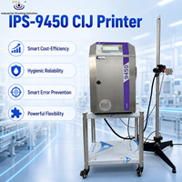 Máquina de Impresión de Logotipos Industriales IPS-9450, Impresora de Inyección de Tinta Continua Tipo Cij