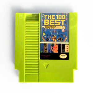 NES the 100 Best 153 in 1 Gold Video <b>Game</b> 8 Bit <b>Game</b> Cartridge Green Black 72 Pins Retro Video for NES - Product Image 1