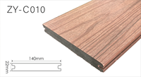 Platelage Composite Bois-Plastique WPC Certifié CE à Haute Résistance, Massif, Résistant aux UV, Étanche pour Extérieur, Bicolore