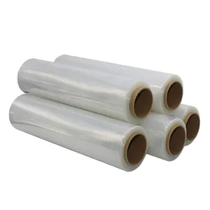 Wrapping Film High Quality Golden Supplier Hand Use Plain Cast PE Wrapping Film Transparent Cling Shrink Pallet Wrapping Film