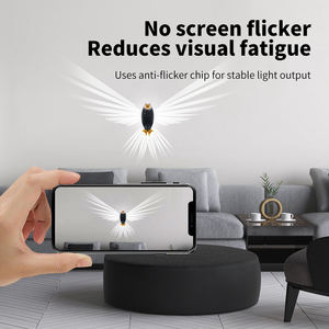 Lampe de nuit murale à Led magnétique 3D Pygargue à tête blanche pour chambre à coucher avec télécommande - Product Image 2