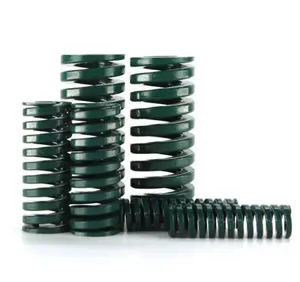 High Temperature Resistance Coil Spring Hardware Heavy Duty Load Press Helical Compression Green Die Spring