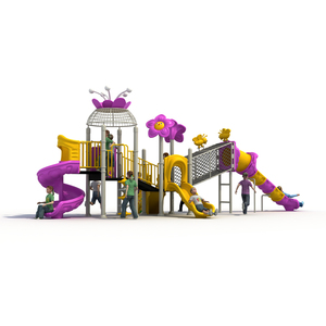 Parque Infantil de plástico con diseño colorido para niños, juegos al aire libre - Product Image 6