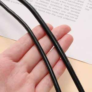 Cordon en cuir PU 4mm 5mm pour accessoires de bijoux DIY, fournitures artisanales, bracelets faits main, porte-clés, sangles de téléphone, coloré, vente en gros - Product Image 4