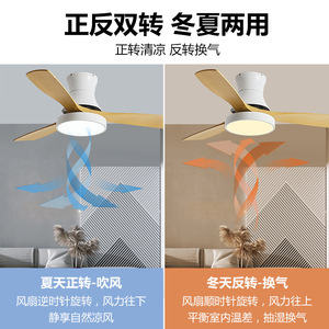 <b>Ceiling</b> Fan <b>Light</b> With Led <b>Light</b> Fixed Blade For Living Room Bedroom 15-30 Sqm Integrated Electric Fan Lamp - Product Image 5