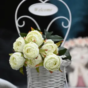 फूल कृत्रिम बड़े फूलों की सजावट उच्च गुणवत्ता वाली शादी