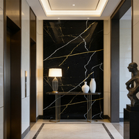 Panel de Pared Brillante Moderno y Flexible para Hoteles, Revestimiento Decorativo de PVC con Acabado Mármol de Alto Brillo, Insonorizante para Gimnasio, Baño y Sala de Estar