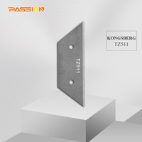 Lame pointue oscillante plate à service spécial EKSO Kongsberg couteau en carbure de tungstène TZ230 TZ511 DF570 SF290 lames de traînée industrielle