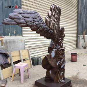 समोथ्रस प्राचीन प्रतिमा की मूर्ति को मिली जीत, प्रसिद्ध ग्रीक देवता थोक कीमतों में कांस्य लाउवर निक पंख वाली विजय प्रतिमा - Product Image 5