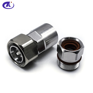 1/2" Super <strong>Flexible</strong> Cable 4.3/10 Mini Din Male Straight RF <strong>Connector</strong> <strong>Screw</strong> Type - Product Image 2