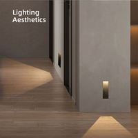 Luminaire LED intérieur intelligent pour marches, éclairage d'escalier encastré sans cadre, emballage personnalisé pour usage domestique