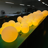 Lumière sphérique LED RGB avec contrôle DMX, indice de protection IP65, lumière matricielle LED, boule suspendue, éclairage décoratif pour application routière