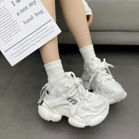 Baskets Chunky à Semelle Bio Y2K pour Femme, Style Papillon, Plateforme, Chaussures Dad Shoes