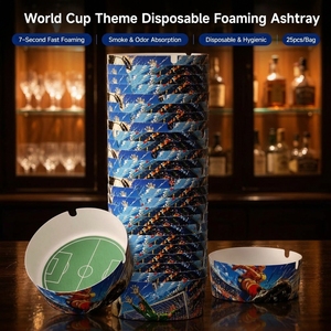 <span class=keywords><strong>Cendrier</strong></span> jetable en papier à thème sportif de marque HENGSU, absorption rapide des cendres sans fumée, pour bar (vente en gros) - Product Image 2