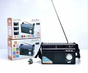 Mới nhất fepe chất lượng tốt AM FM SW 4 ban nhạc đài phát thanh không dây với panel năng lượng mặt trời DC năng lượng mặt trời đài phát thanh với LED Torch FP-711BT-S Loa - Product Image 5