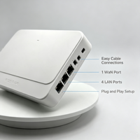 Router Empresarial Xinsuhang AX3000 WiFi 6 360 T7 Compatible con OpenWrt, Doble Banda, Gigabit Inalámbrico, 4 Puertos RJ45, Chipset MT7981B