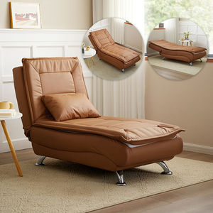 Sofá Cama Chaise Longue Eléctrico Plegable Tipo Puff, Versátil para Sala de Estar, Adultos, Niños y Ancianos, Completamente Ensamblado - Product Image 2