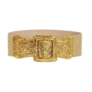 Ladies Golden and Silver Color <span class=keywords><strong>Ceinture</strong></span> de Offre Spéciale européenne et américaine Ceintures élastiques larges pour femmes - Product Image 2
