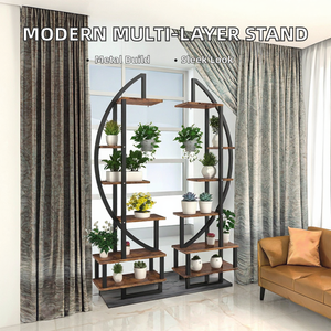 Support à fleurs YQ JENMW pour mariage, type sur pied, multi-niveaux, minimaliste, en métal, pour salon intérieur - Product Image 2