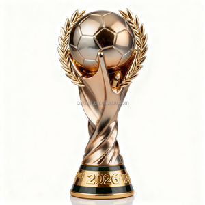 كأس جائزة معدنية مخصصة لعام 2026، تصميم فريق رياضي لكرة القدم - Product Image 1