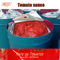 Approvisionnement direct usine OEM : Pâte de tomate en fût, Brix 36-38%CB et 28-30%CB et 28-30%HB