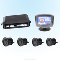 Sistema de Asistencia para Estacionar, Sensores de Aparcamiento con Pantalla LCD, Radar de Marcha Atrás con Voz, Ajuste de Volumen, Radar de Reversa Impermeable