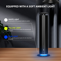 Diffuseur de parfum sans eau 120 ml en alliage d'aluminium, type tour, pour huiles essentielles, 700 pieds carrés, Type-C 5V, idéal pour chambre d'hôtel, chambre à coucher, bureau