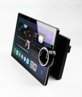 Autoradio Android 13 universel avec écran OLED rotatif 2K de 11,5 pouces, navigation GPS et aide au recul par détection de mouvement