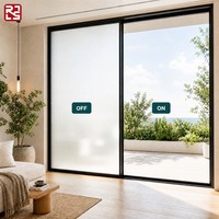 Film intelligent PDLC auto-adhésif à haute transparence avec un design moderne pour une utilisation décorative dans les hôtels, projection arrière