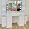 Table console en miroir pour salon, avec LED, en gros