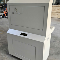 Armoire d'équipement en acier, revêtement poudré gris, coffret électrique, boîte de commande, IP54, utilisation extérieure