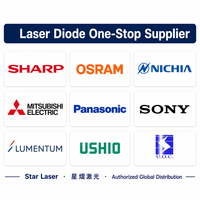 Diodo Láser Rojo QSI QL63D5SX 635nm 5mW TO18 5.6mm de Temperatura Extendida, Modo Único LD para Puntero Láser, Nivelador, Telémetro